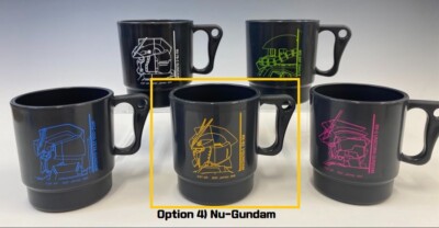 BANDAI Ichiban Kuji PRIZE G Plastic Mug Cups Gundam Head Cups fast