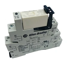 Allen -Bradley, 700-TBR224 24VDC Power Relay with 700-HLT12 Socket 10A 250V