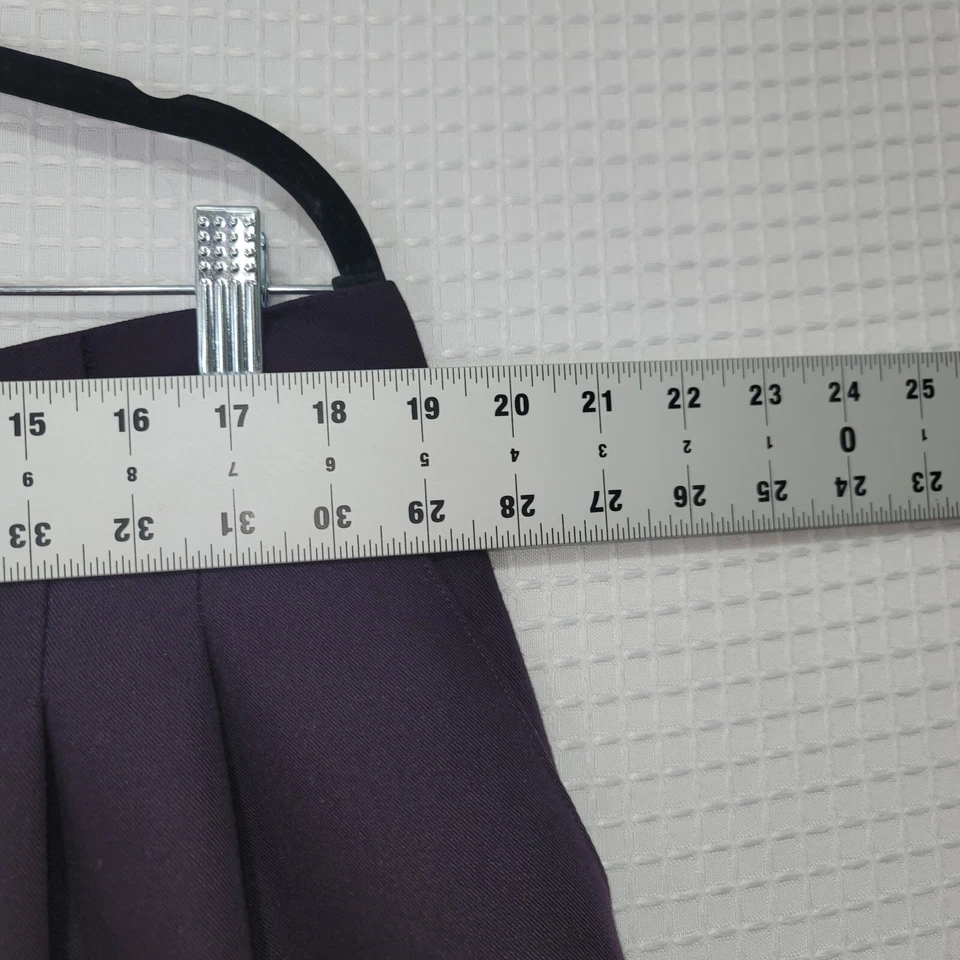 Pantalones de vestir de colección para mujer VESTIDO GRANERO púrpura cintura elástica hechos en EE. UU. Foto 4 de 4