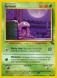 Pokemon Grimer (48/63) Fossil LP