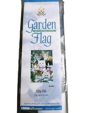 Cat Kitty Pals Garden Porch Flag New In Package Cute 12" inch X 16" inch