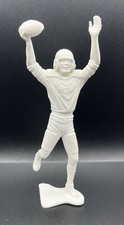 Vintage Marx Football Player Tight End Wide Receiver 6" Original Figure White