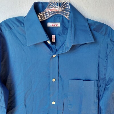 green emerald velvet dress Performance Comfort L/S Shirt - Izod Sportswear - Estate Blue main image 1
