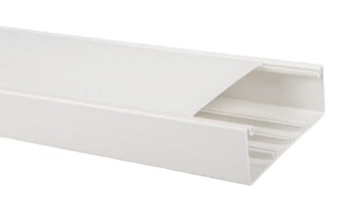 Kabelkanal 150x50 mm mit Zubehörteile reinweiß RAL 9010 - Bild 1 von 4