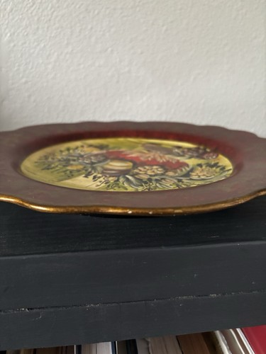 Collectible Decorative Plate By Raymond Waites, Pre Owned Fruit Grapes Pears - Picture 17 of 19