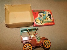 OLDTIMERS No. 80 Friction car Lever Action Motor Made in Japan MARX BROWN RARE