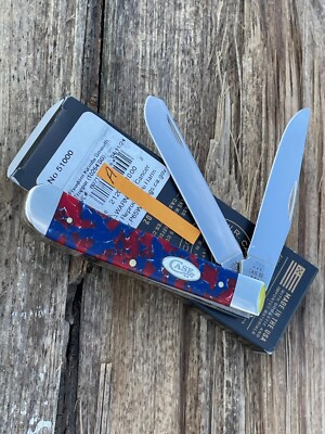 CASE XX *a 2024 FREEDOM KIRINITE TRAPPER WHITE SPARXX SHIELD KNIFE KNIVES
