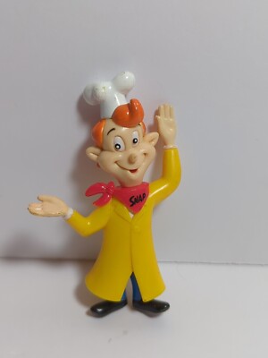 Rare Kellogg's Rice Crispy Cereal PVC Mini 1998 Figure Snap Cereal Prize