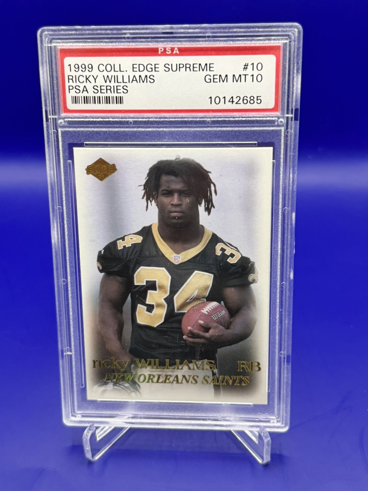 Ricky Williams Rookie Card 1999 Ricky Williams Collector’s Edge Supreme Rookie #10 PSA 10 GEM 🔥🔥 ...