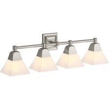 Kohler Memoirs 4-Light Vanity Light Fixture UL Listed Brushed Nickel Finish