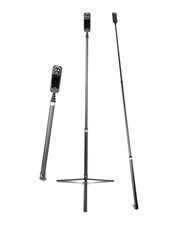 118" Carbon Fiber Invisible Selfie Stick  Tripod for Panoramic Black, Silver