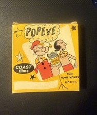 Coast Films Vintage Popeye 8mm Film P-1 Treasure Hunt Home Movies