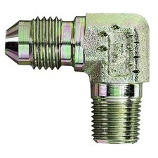 Eaton Aeroquip 2024-16-16S Adapter, Mnpt To Male Jic, 90 Deg Elbow