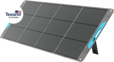 200W Portable Solar Panel, IP65 Waterproof Foldable Solar Panel Power Backup, So