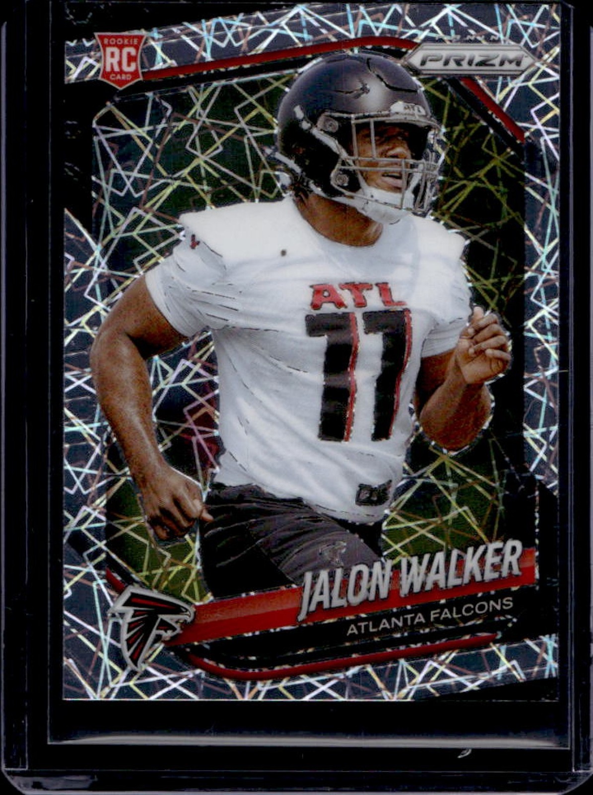 2025 Prizm Jalon Walker RC Lazer Rookie #398 Falcons
