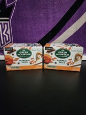 Keurig Green Mountain Coffee Roasters Lot Of 2 Pumpkin Spice BB: May 22 2027