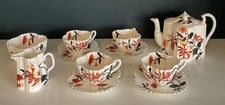 1888 Wileman & Co. Pre Shelley Honeysuckle Alexandra Tea Set 12pc. No.97379/3766