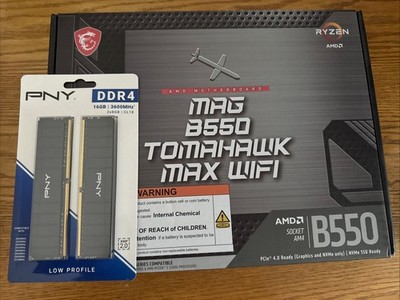AMD Combo - MSI B550 Tomahawk Max Wifi + 16GB DDR4 3600 RAM