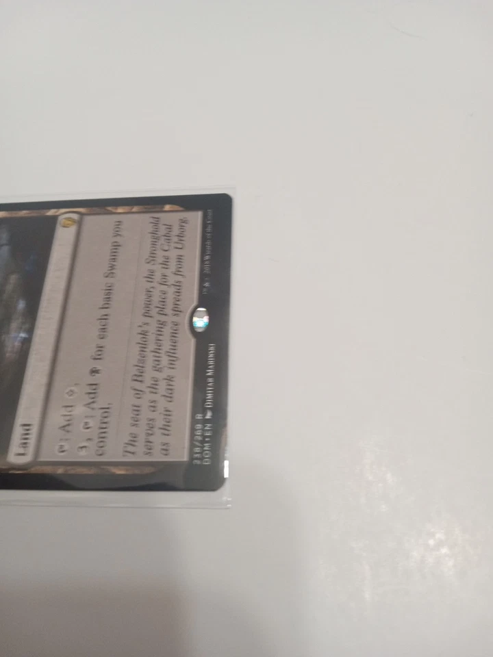 Cabal Stronghold Dominaria LP MTG Magic the Gathering Land  - Image 3 of 4