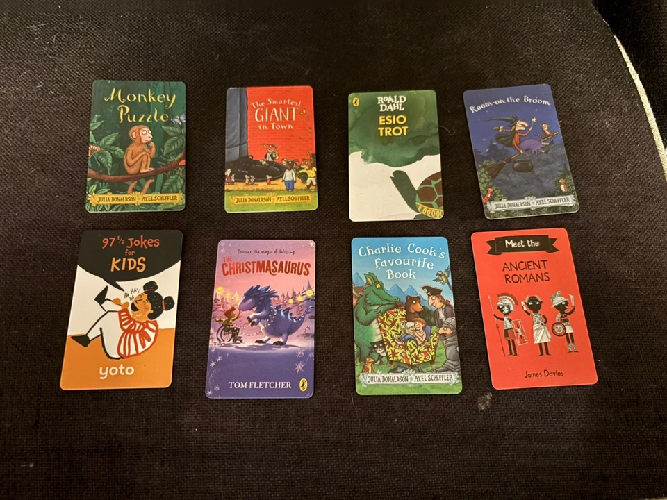 Konvolut 8 Yoto Karten verschiedene Geschichten