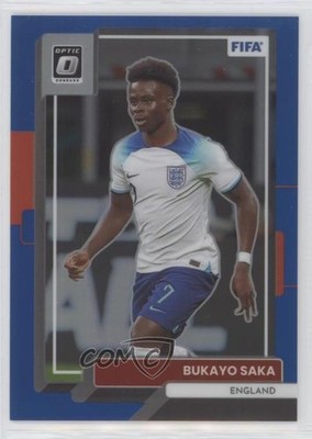 2022-23 Panini Donruss Optic Blue Prizm 79/99 Bukayo Saka #26 1u6