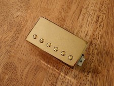 THE "CUSTOM" HUMBUCKER PICKUP GOLD ALNICO 3 MAGNET HISTORIC SWEET VINTAGE TONE