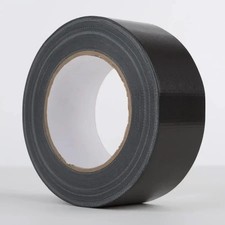 Heavy Duty, Water Resist Black Duct Tape, 2" Wide, 180ft Long, 0,01" Thickness