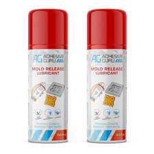 Adhesive Guru Silicone Mold Release Spray for Epoxy Resin 2 X 13.5 Fl Oz Aeros