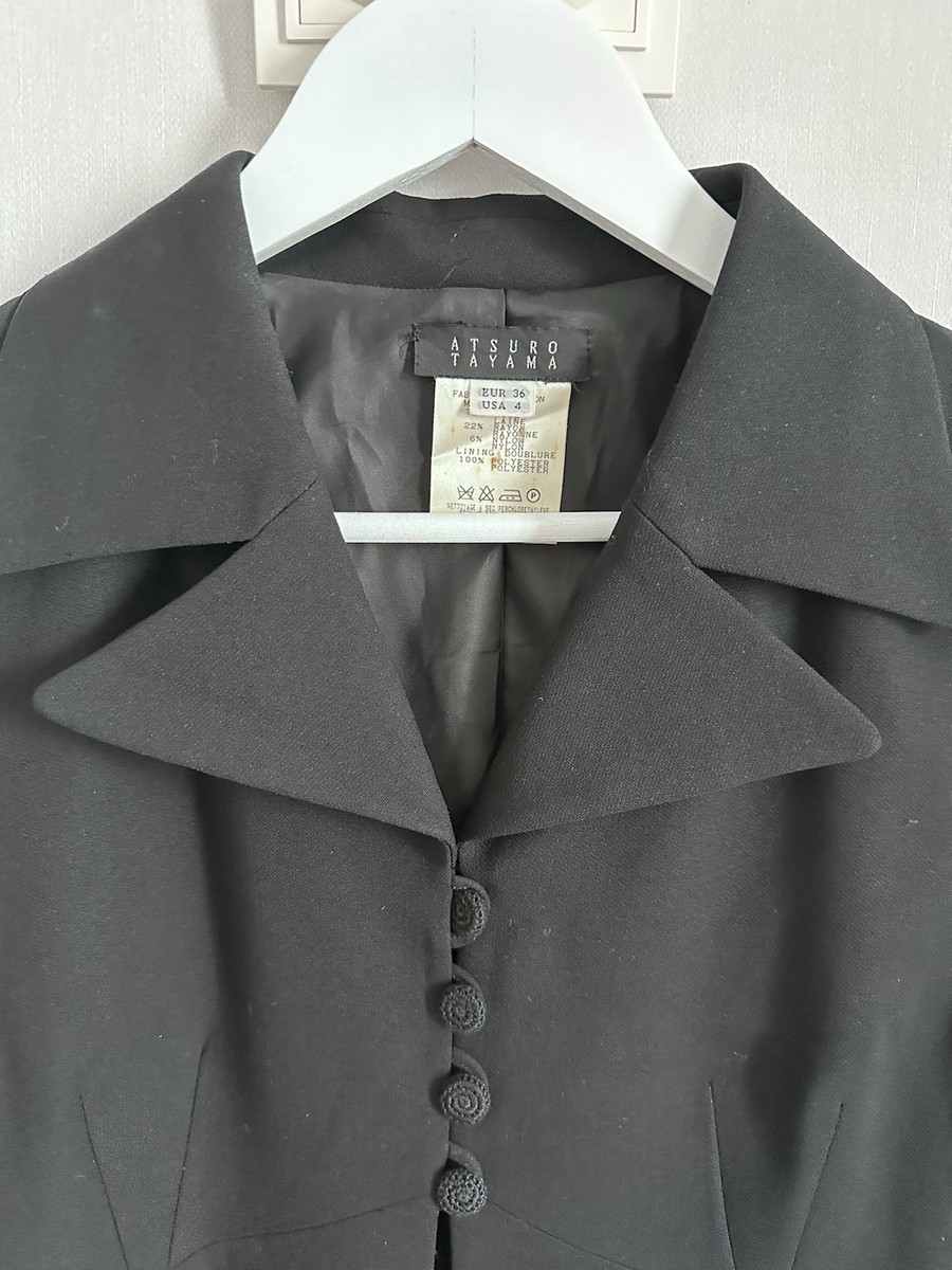 Atsuro Tayama Blazer Women Wool Size Eur36 Us4 Made In Japan | eBay
