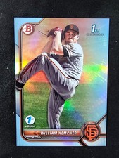 2022 Bowman Draft 1st Edition #BD-3 William Kempner 1st Sky Blue Giants