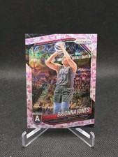 2025 Panini Prizm WNBA #107 Brionna Jones FOTL Cherry Blossom Prizm /20 SSP