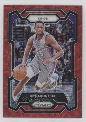 2023-24 Panini Prizm Choice Red Prizm /88 De'Aaron Fox #6 14t3