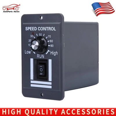 PWM DC Motor Speed Controller 12V 24V 36V 48V Variable Speed Switch Reverse USA