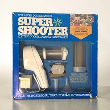 Vintage WearEver Super Shooter Double Barrel NOS Electric Cookie Press 70001B