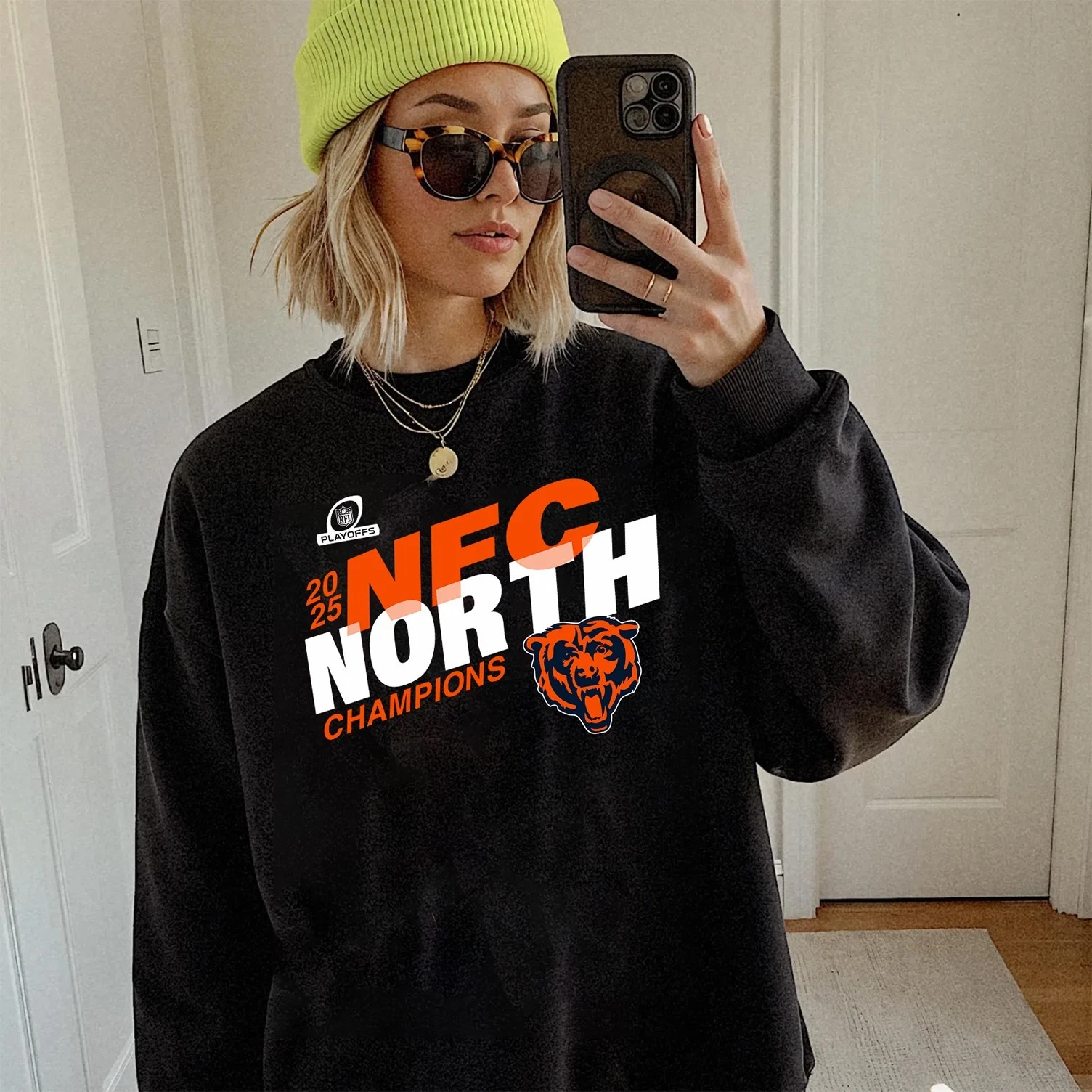 Chicago Bears 2025 NFC North Division Champions Sweatshirt