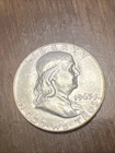 1963-D AU Franklin Half Dollar Actual Coin Check Other 50c Silver $80.40 1/6/26