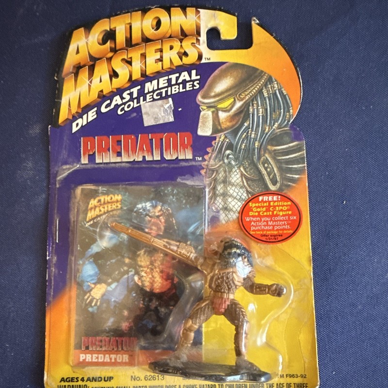 Kenner Action Masters Die-Cast Metal Predator Figure Vintage 1994