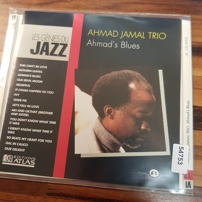 AHMAD JAMAL TRIO ahmad's blues EX/EX (CD Album, Jazz, Editions Atlas)