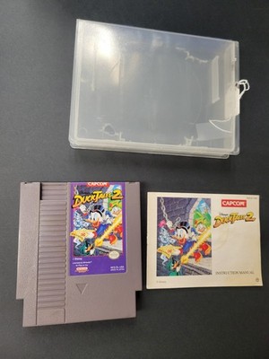 Nintendo NES Duck Tales 2 + Manual (Tested) Includes plastic case