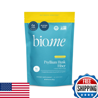 Psyllium Husk Fiber Powder 6g - Digestive Health, Bloating Relief, Prebiotic