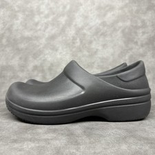 Crocs Shoes Womens 9 Black Neria Pro II Slip Resistant Work Clogs Comfort Low