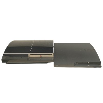 Lot of 2 Sony PlayStation 3 PS3 Fat & PS3 Slim Consoles For Parts Or Repair