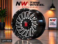 20 Inch Havok H111 Black Milled Wheels Only No Tires 5x139.7 Dodge Ram 1500 20 Inch Havok H111 Black Milled Wheels Only No Tires 5x139.7 Dodge Ram 1500