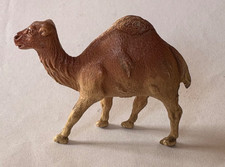 Vintage Celluloid Camel Figurine Brown/ Tan 2" x 1-5/8" Made in USA