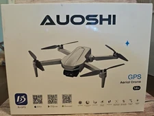 AUOSHI GPS Drone with 4K Camera Upgraded EIS with Brushless Motor, 60 Min Flight