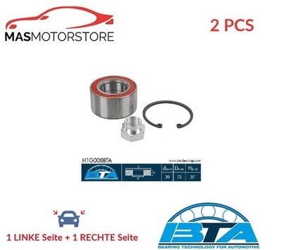 RADLAGERSATZ RADLAGER SATZ PAAR VORNE BTA H1G008BTA 2PCS I NEU OE QUALITÄT