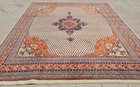 Rare Hand Knotted Vintage Sultanabad Badam Gul Mir Wool Area Rug 10 x 8 Ft — photo 5