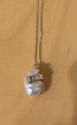 Pearl Diamond Necklace 14 Karat Yellow Gold. Retail $1500 — photo 5