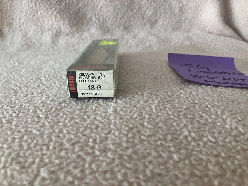 Señuelo de pesca vintage Rapala Kelluva flotante Kulta dorado Foto 3 de 4