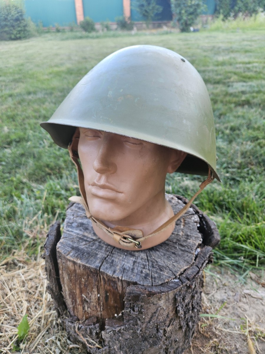 Original USSR Military Army Combat Helmet SSh 68 Type Steel Big
